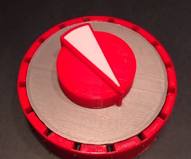 Mostly 3D Printed Rotary Switch