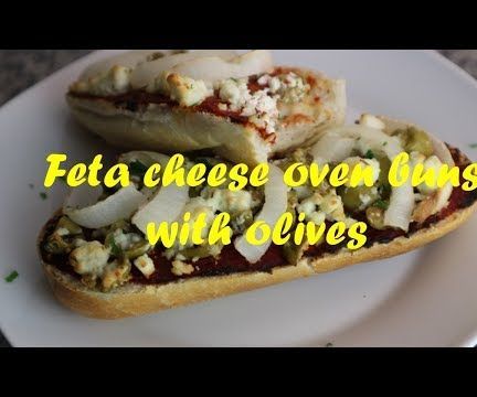 Feta Cheese Oven Buns With Olives Recipe