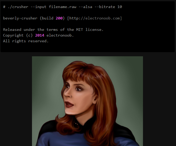 Beverly-Crusher: Bit Crushing. 1-bit Arduino Music.