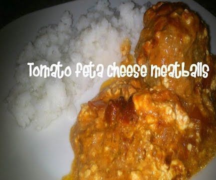 Tomato Feta Cheese Meatballs Recipe