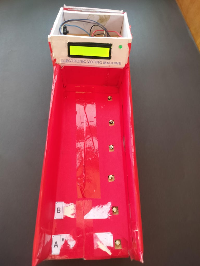 Electronic Voting Machine (EVM) Using Arduino Nano : 3 Steps ...