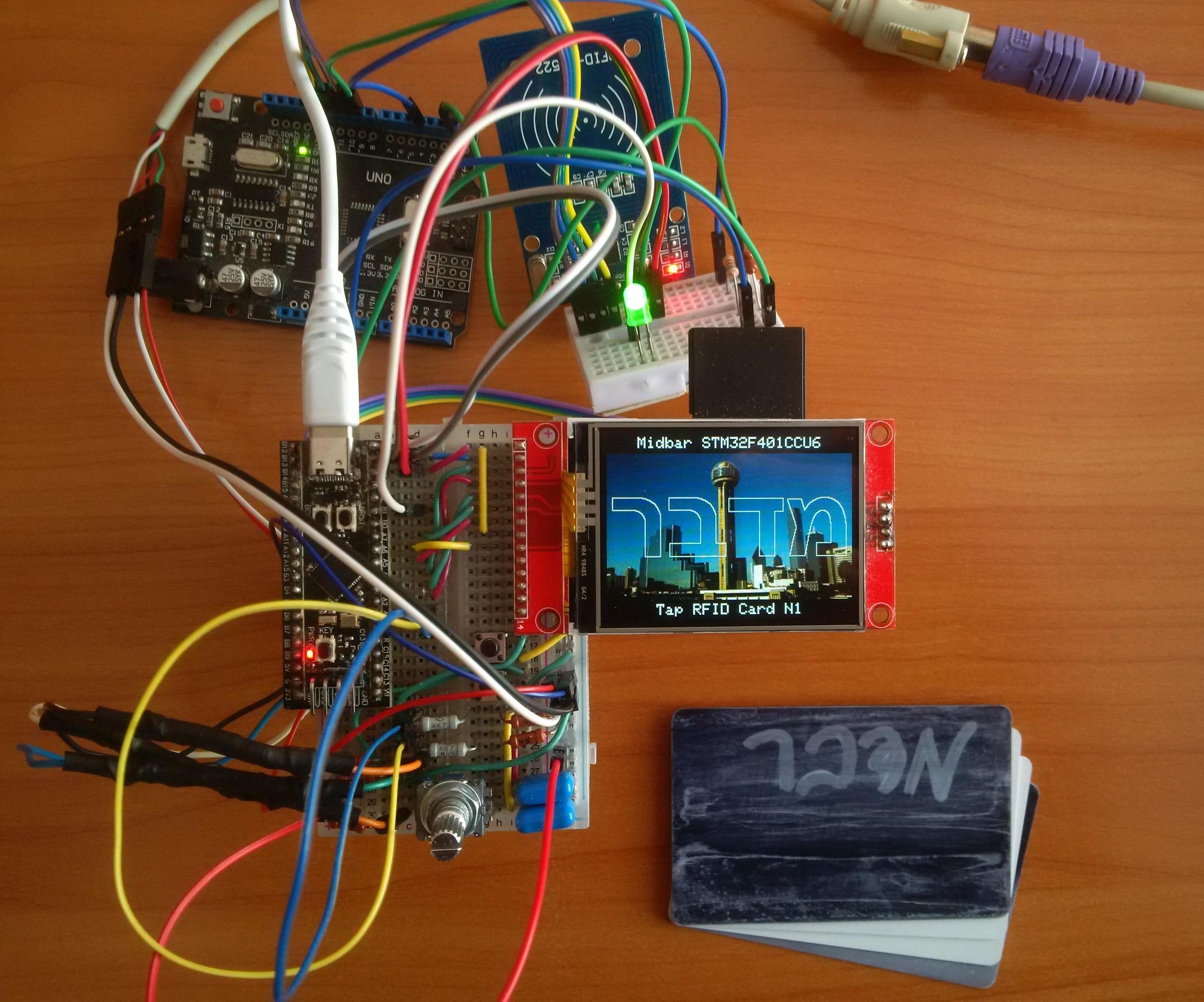 Midbar (STM32F401CCU6 + Arduino Uno Version)