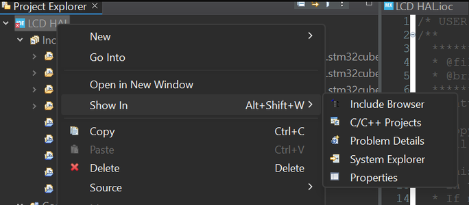 Opening the .elf File Created in System Explorer