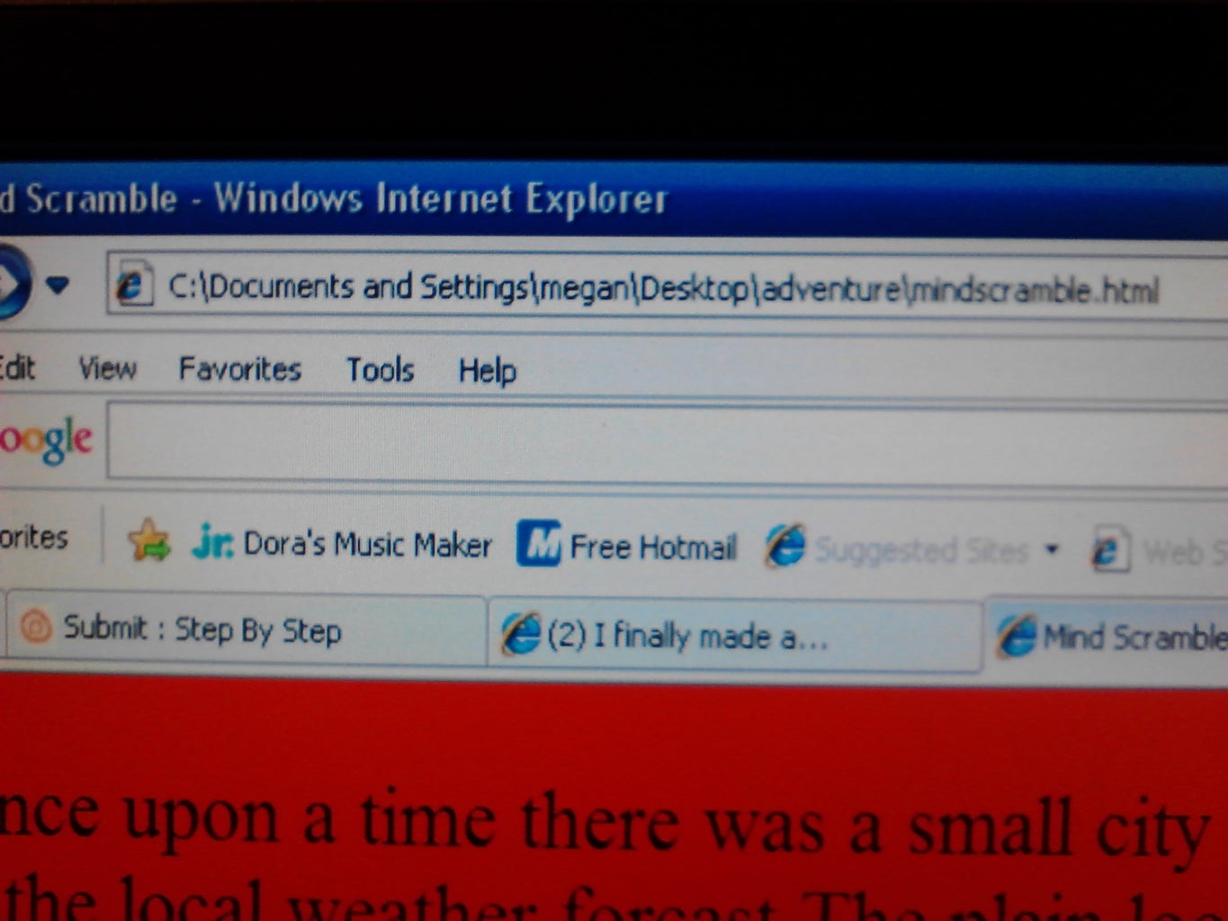 Create Your Own Adventure Game (HTML) : 4 Steps - Instructables