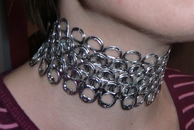 Pop-tab Chainmail Choker