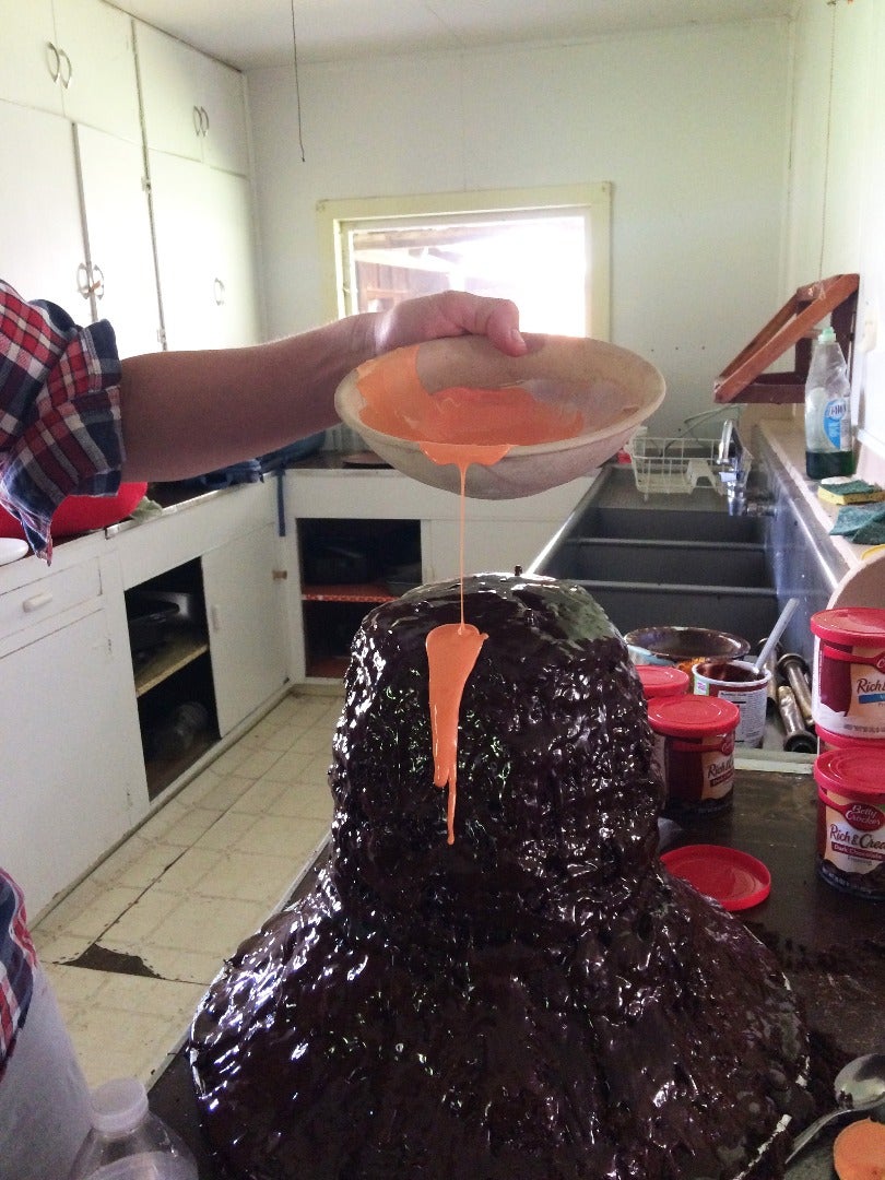 Erupt With Lava Frosting