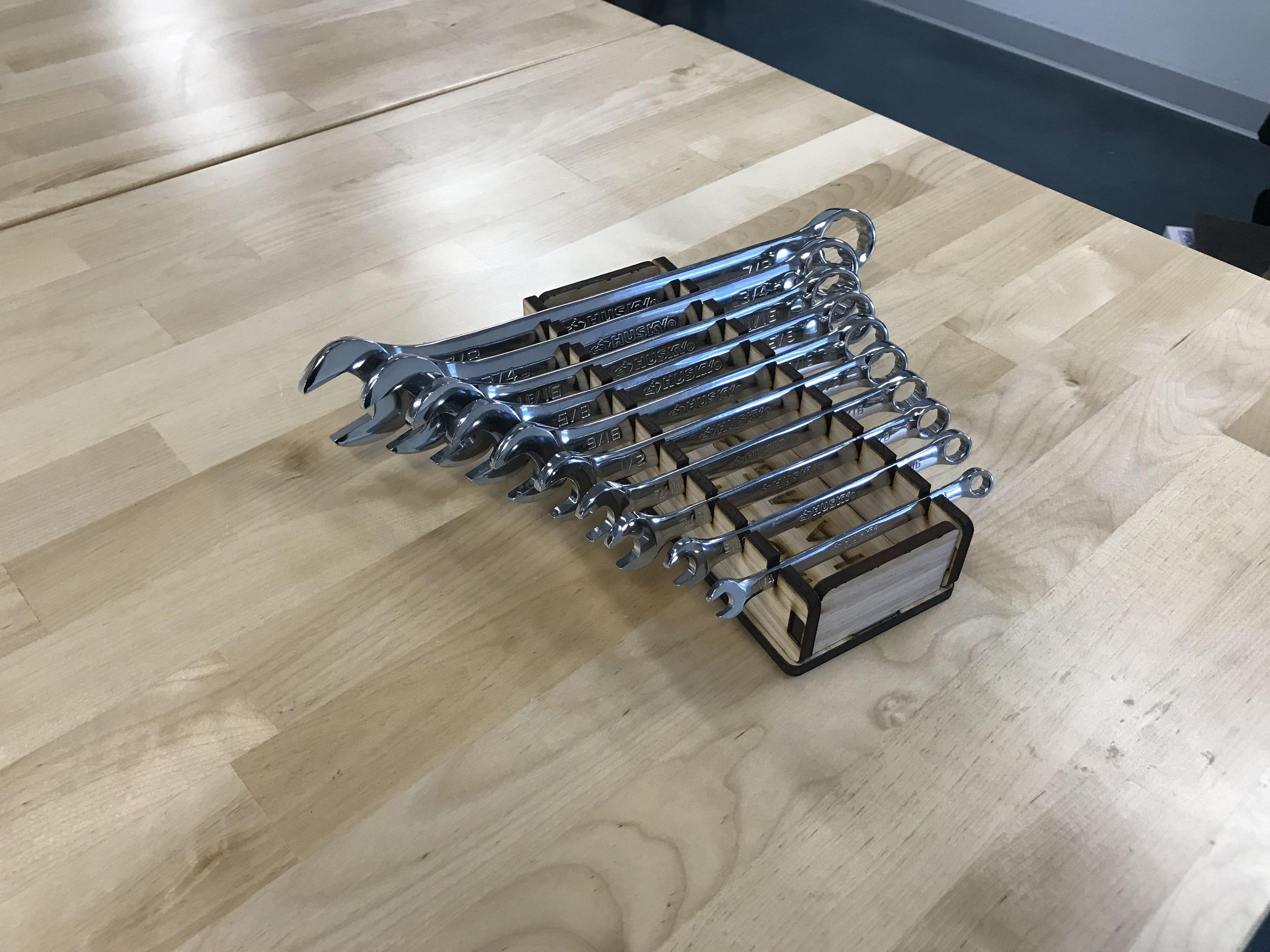 Easy Laser Cut Organizing Wrench Box 13 Steps (with Pictures