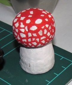 Fly agaric AKA the Mario Mushroom from a carbonated wine cork