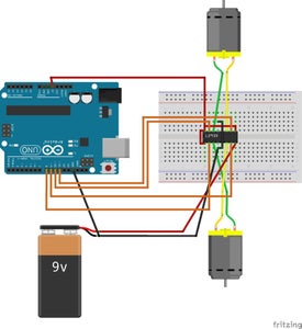 Controlling Two DC Motors With L293D IC : 3 Steps - Instructables