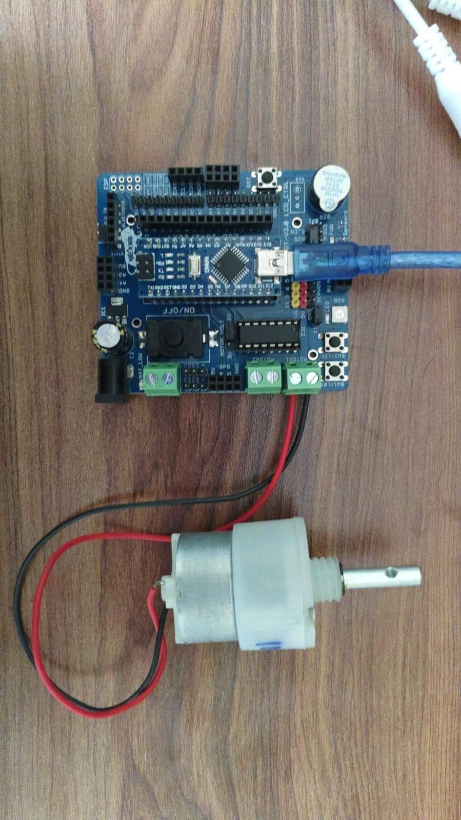 DC Motor Speed Control Using Arduino Nano and D12 Button : 4 Steps ...