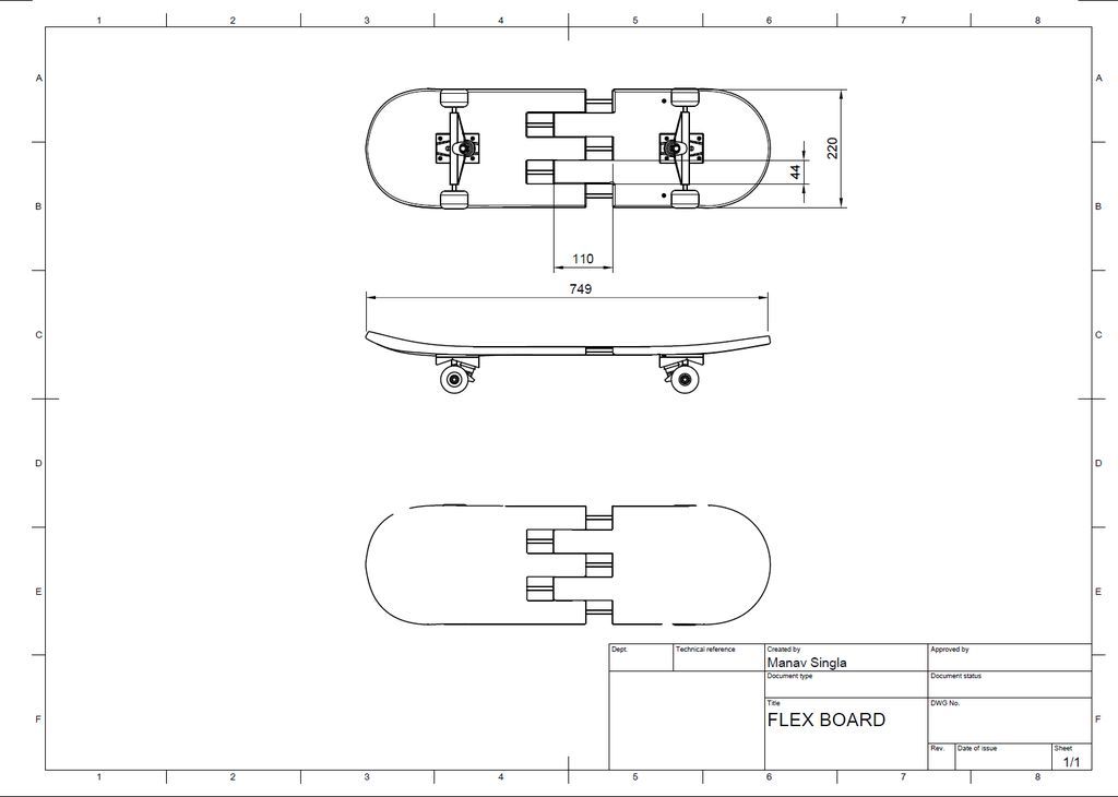 Skateboard That Grows With You 4 Steps
