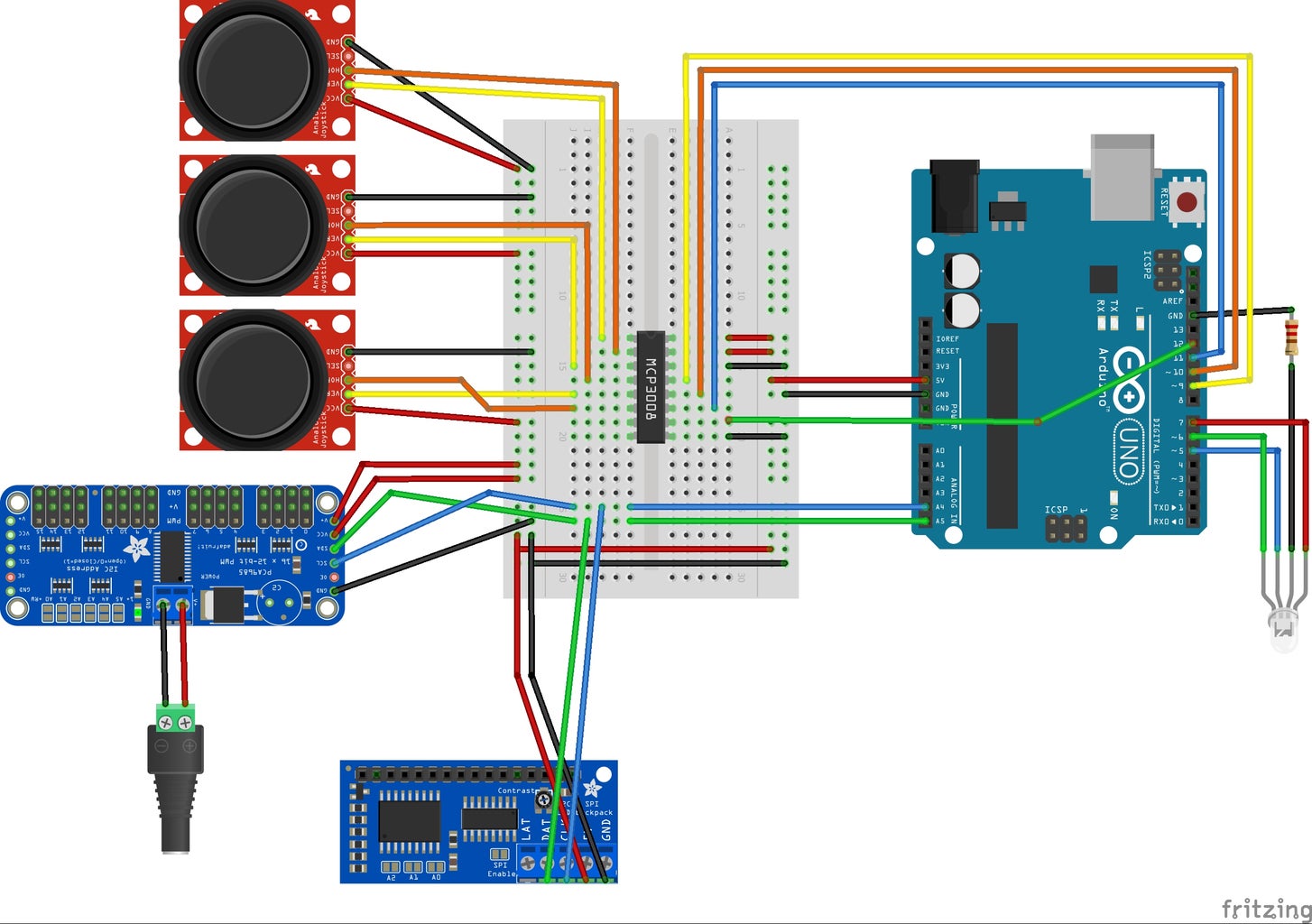 Arduino Controlled Robotic Arm W/ 6 Degrees of Freedom : 5 Steps (with ...