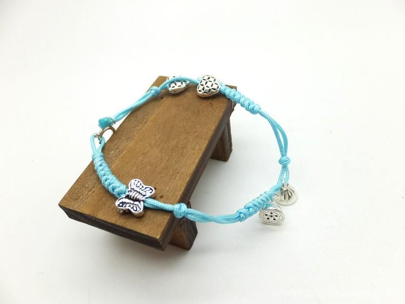 Valentine Crafts - Handcraft Sterling Silver Braided Bracelet & Anklet