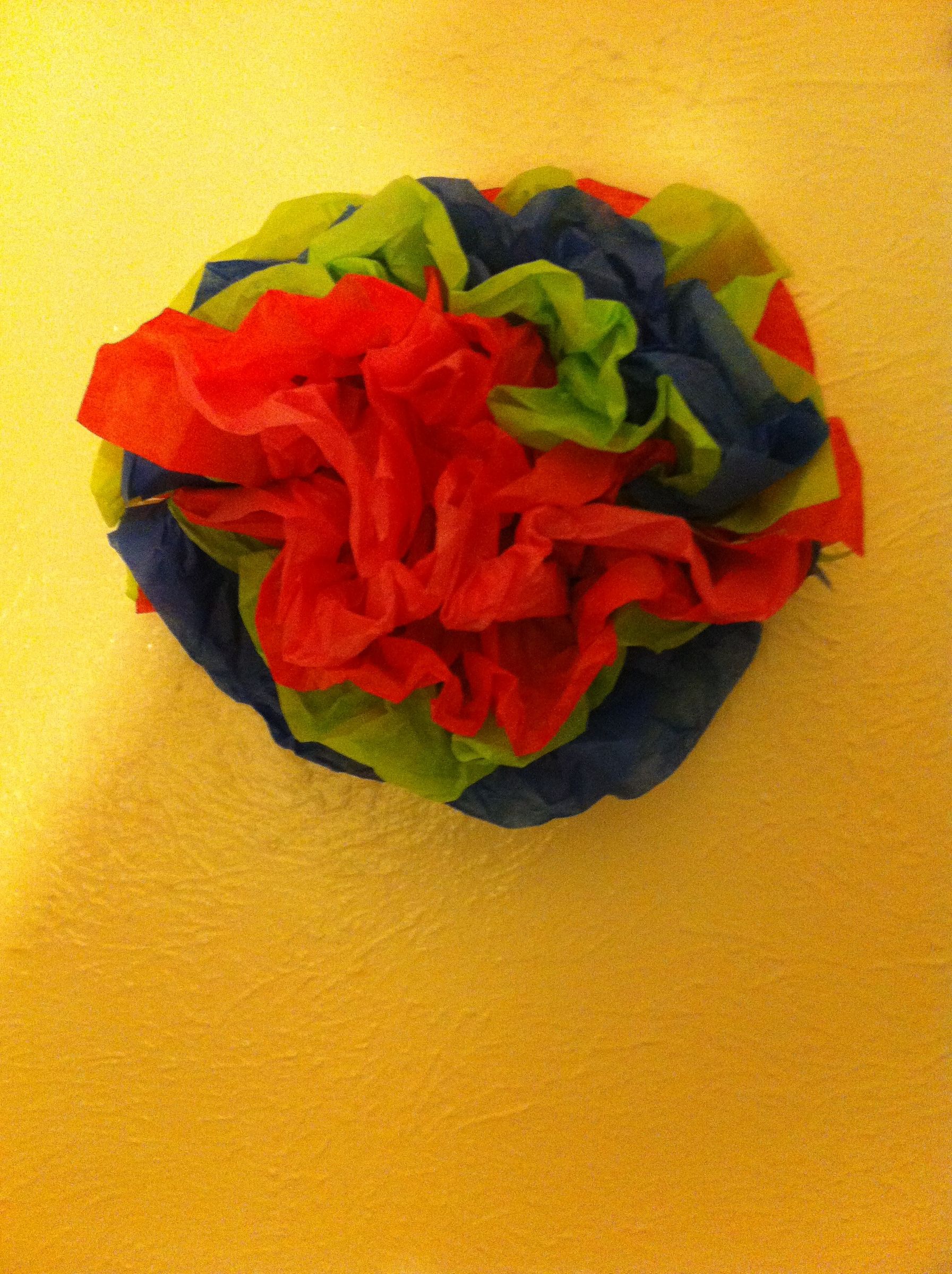 How to Make a Paper Flower Thing