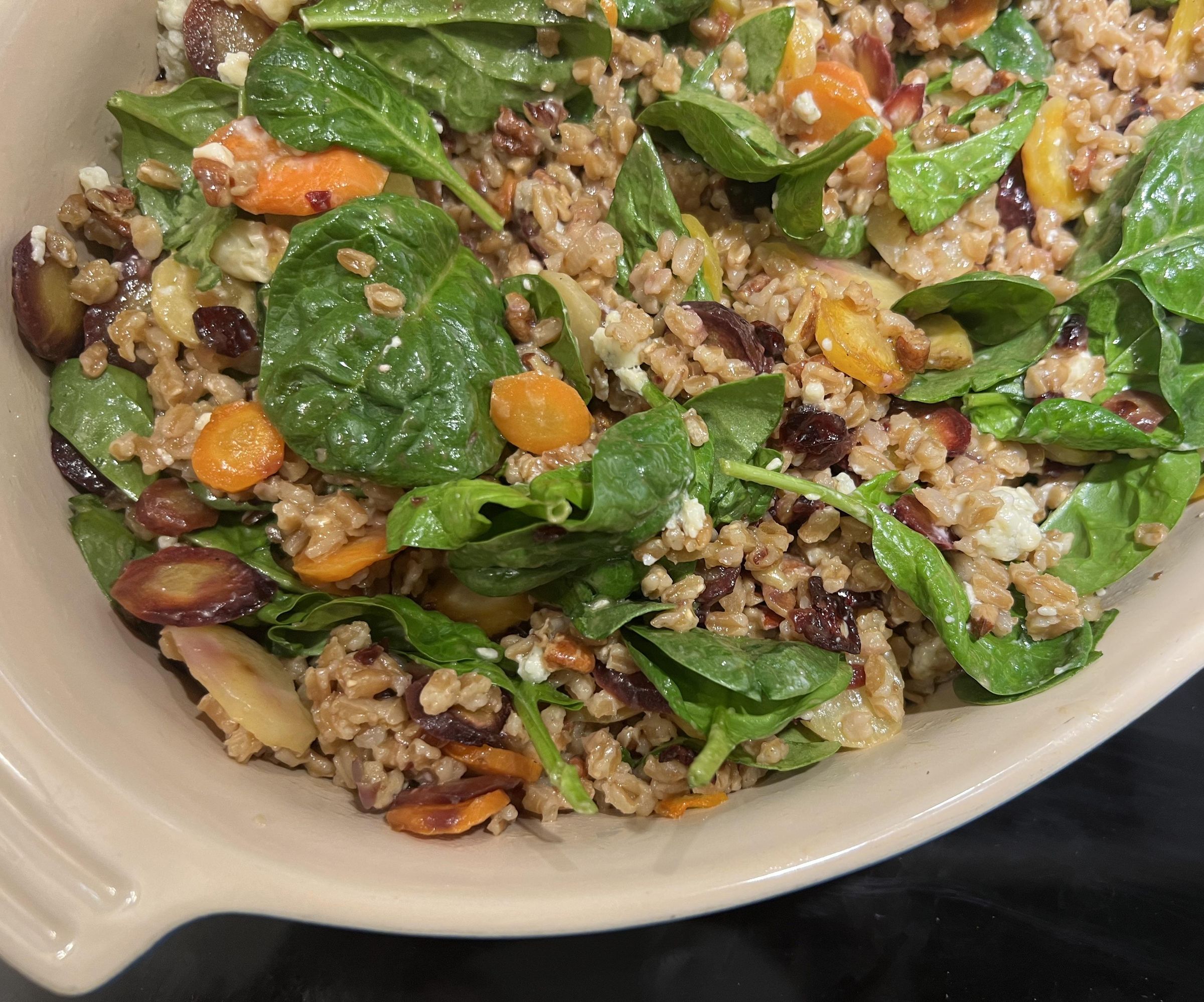 Warm Harvest Farro Salad