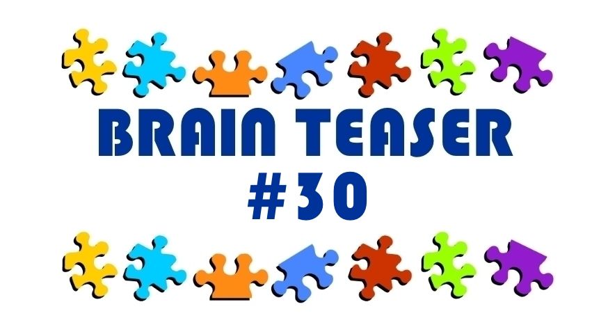 Video Brain Teaser #30