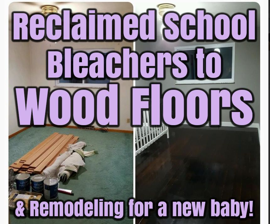 Reclaimed School Bleachers to Wood Floors