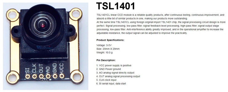 Arduino Spectroscope With TSL1401 and Display : 4 Steps - Instructables