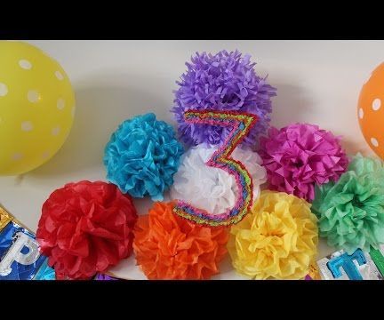 DIY : How to Make Tissue Paper Flower | Arts & Crafts | Decoration
