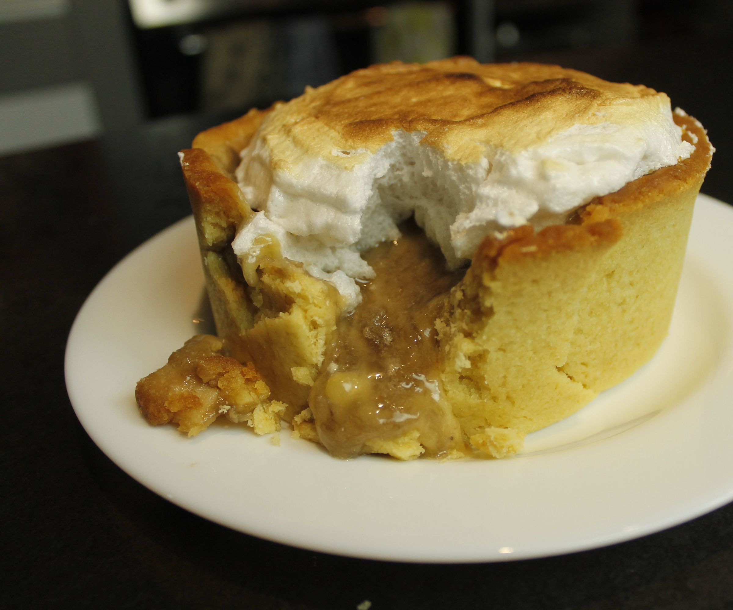 Baked Banana Tart
