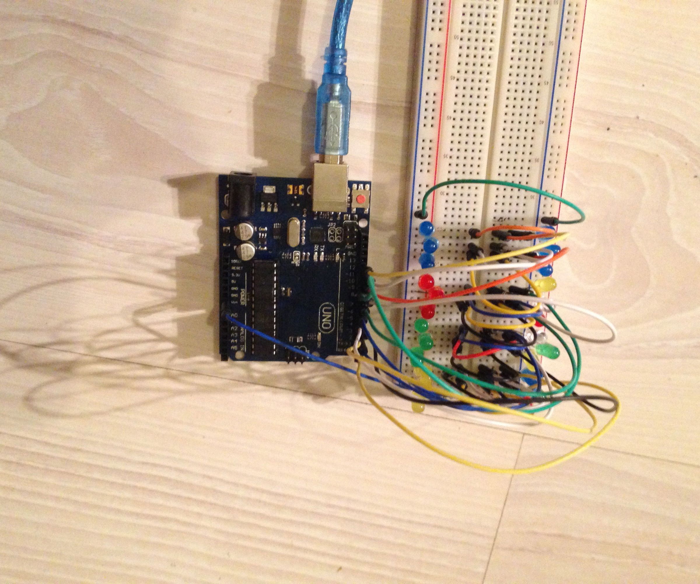How to Control 12 Led With Uno