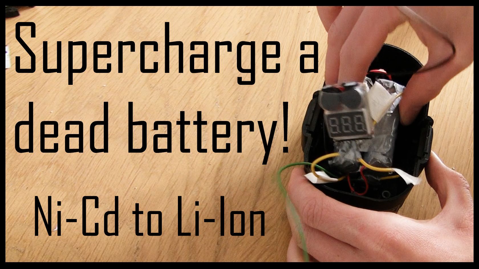 Replace Ni-Cd Batteries With Li-Ion Batteries
