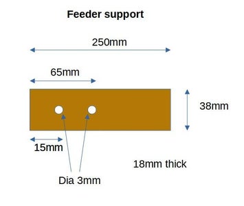 Assemble the Feeder Support