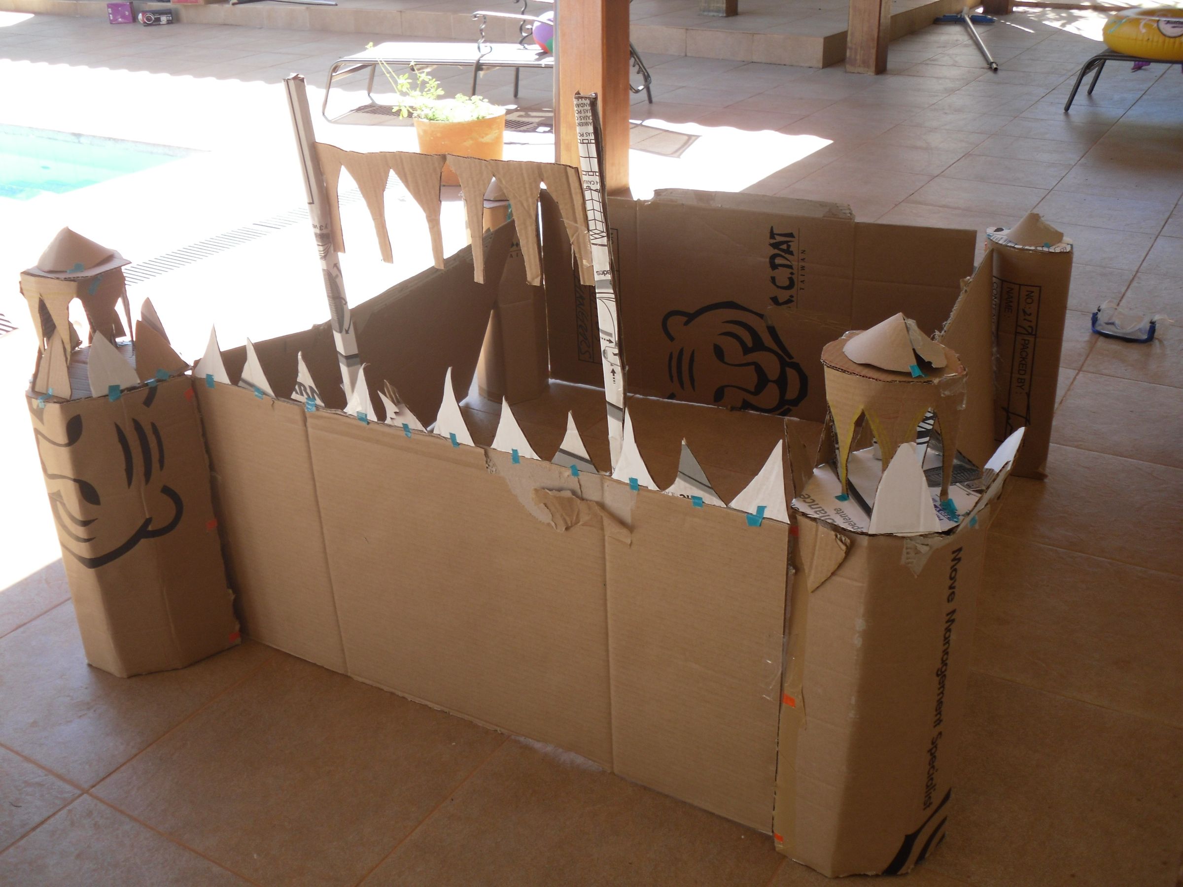 Cardboard Fort 6 Steps Instructables