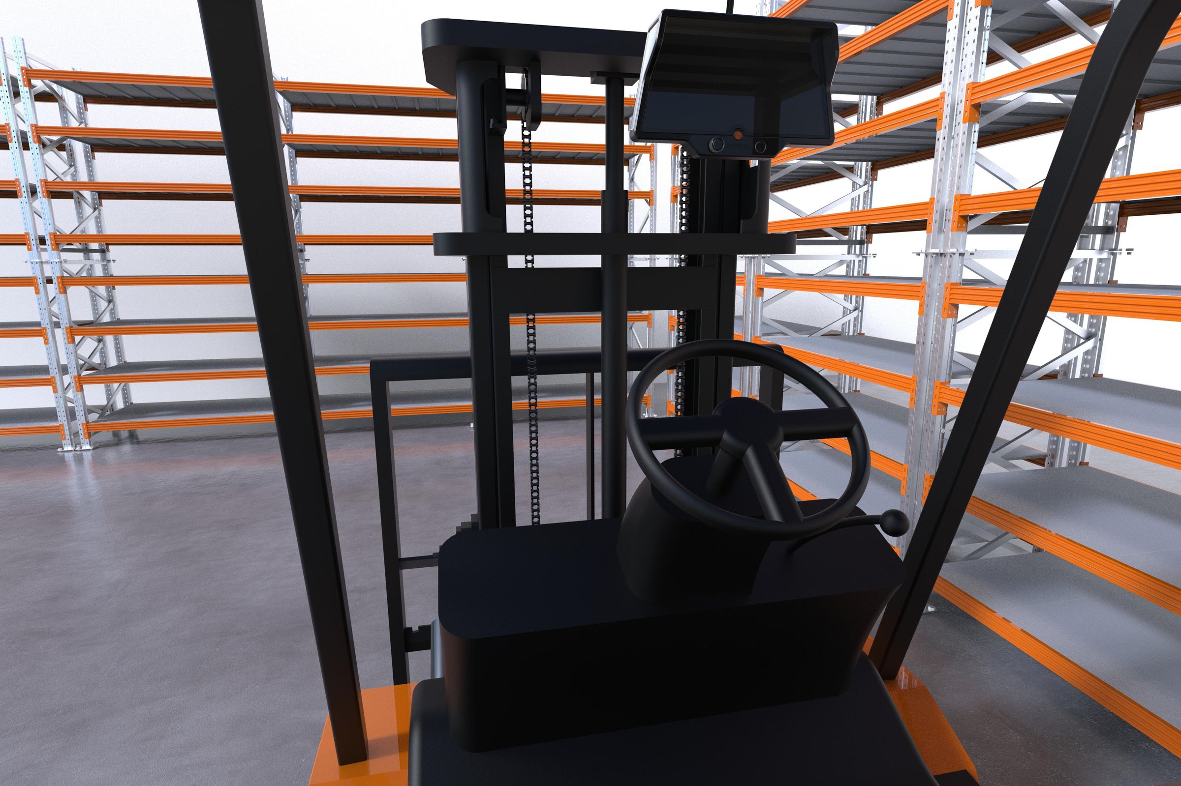 CCA Forklift Display Enhancing Visibility to Promote Safety in the