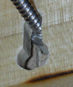 Pocket Key Screw Hole