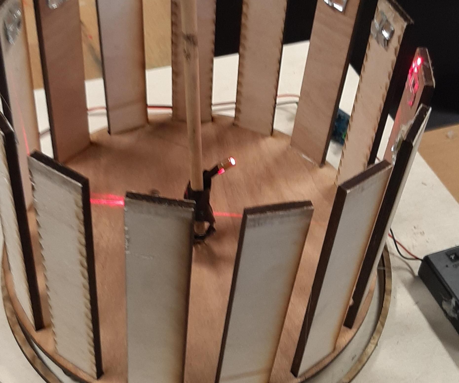  Laser Projector With Marbles