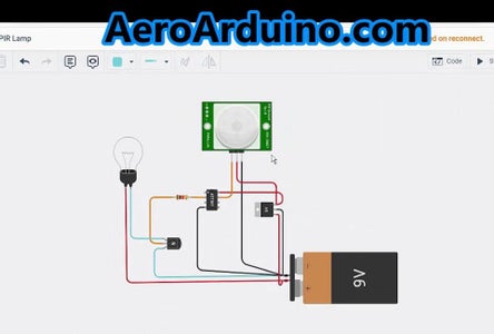 Arduino Automatic Motion Detection Activated Lamp With PIR Sensor on ...