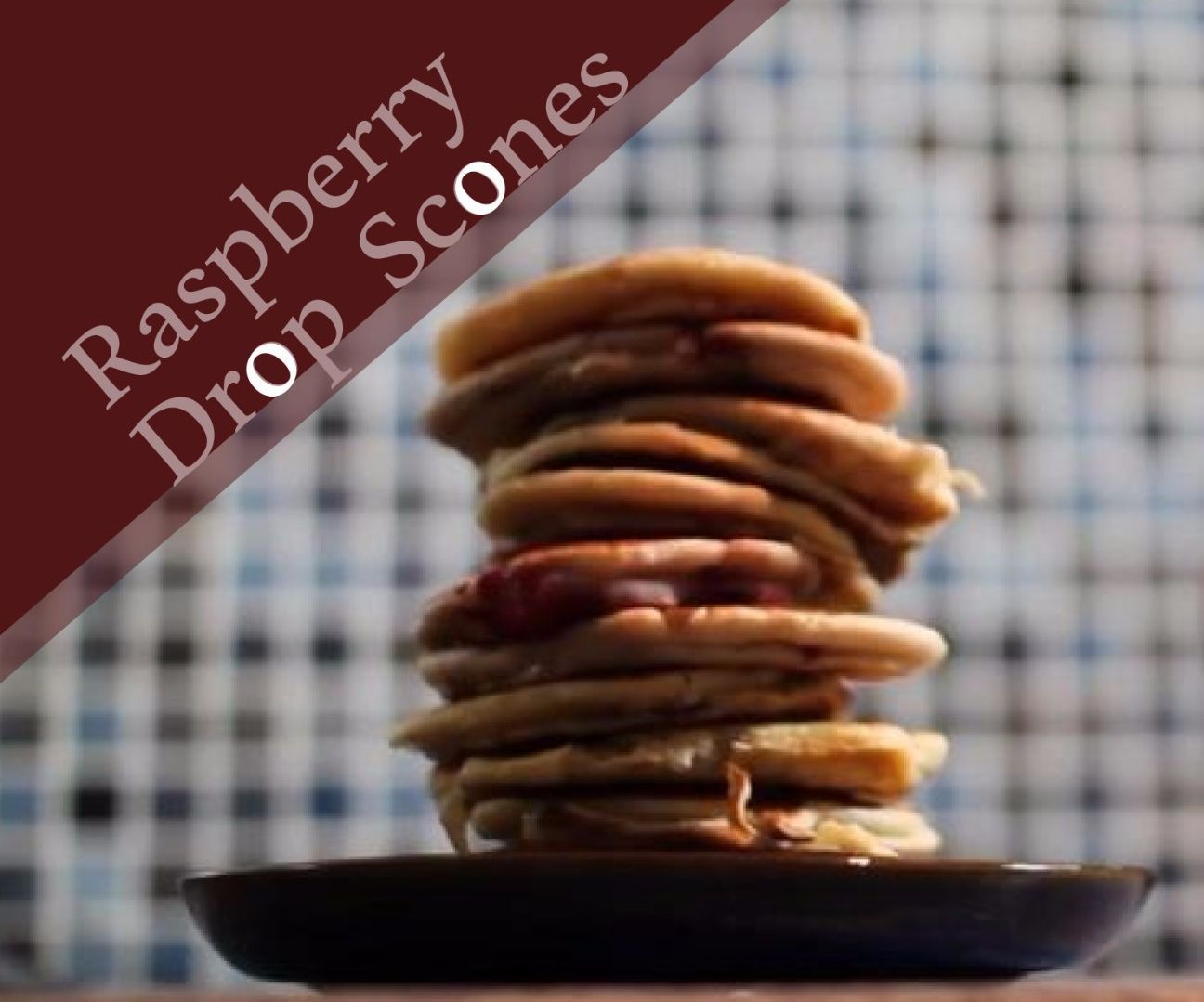 Raspberry Drop Scones