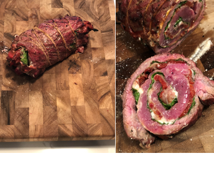Stuffed Flank Steak Porchetta