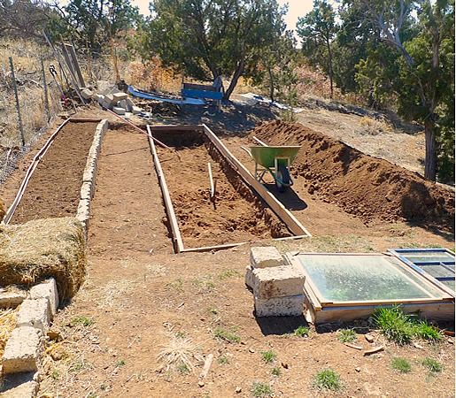 Making a Garden Bed in the High Desert