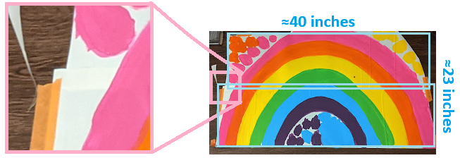 Overlap Wall Vinyl to Desired Size