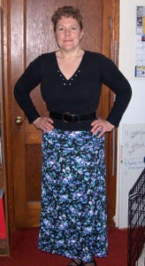 Wearing the Dress! YAY!!