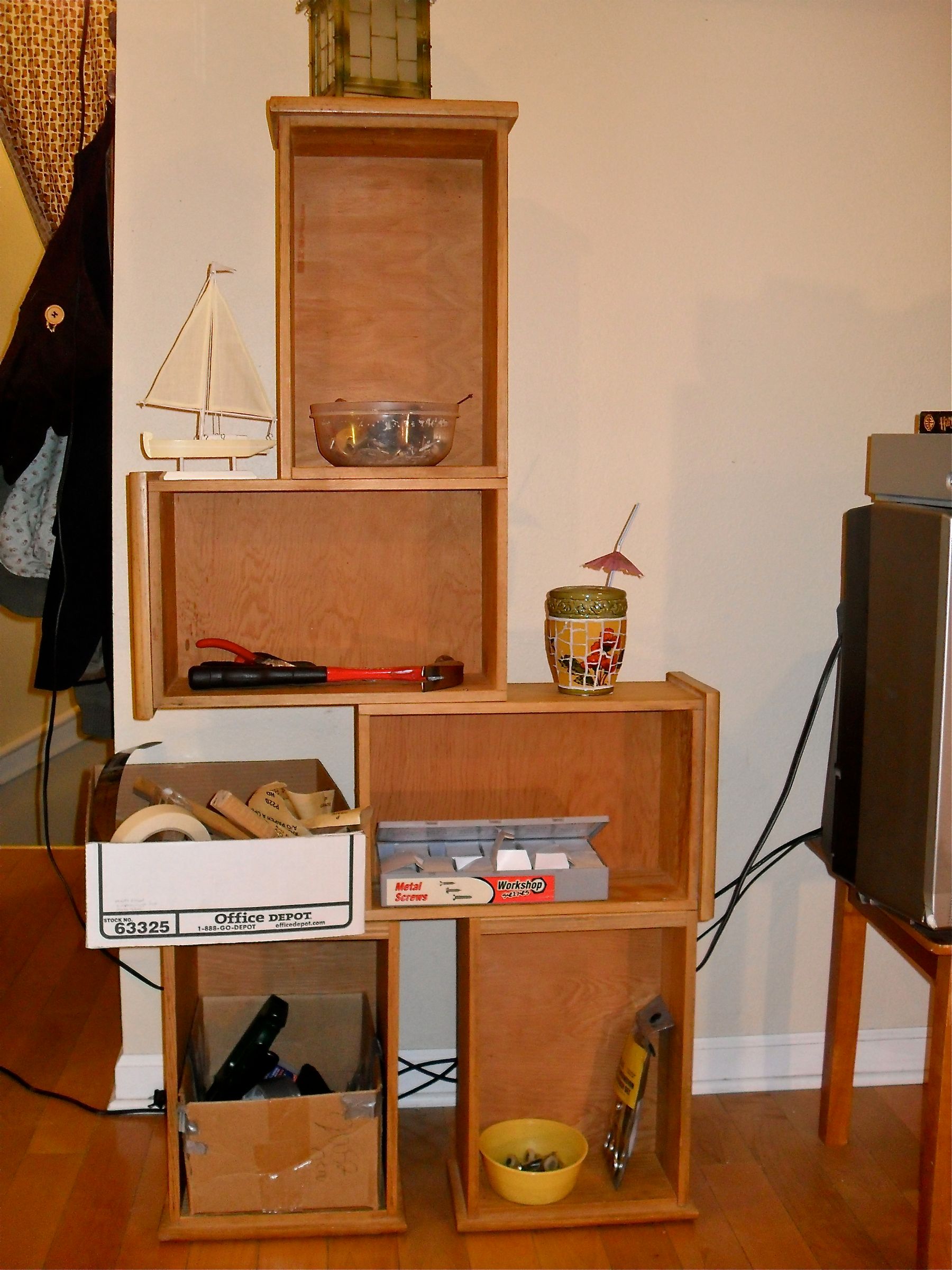How to Build a Bookshelf From Drawers