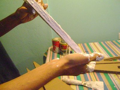 Plaster, Sand, Paint