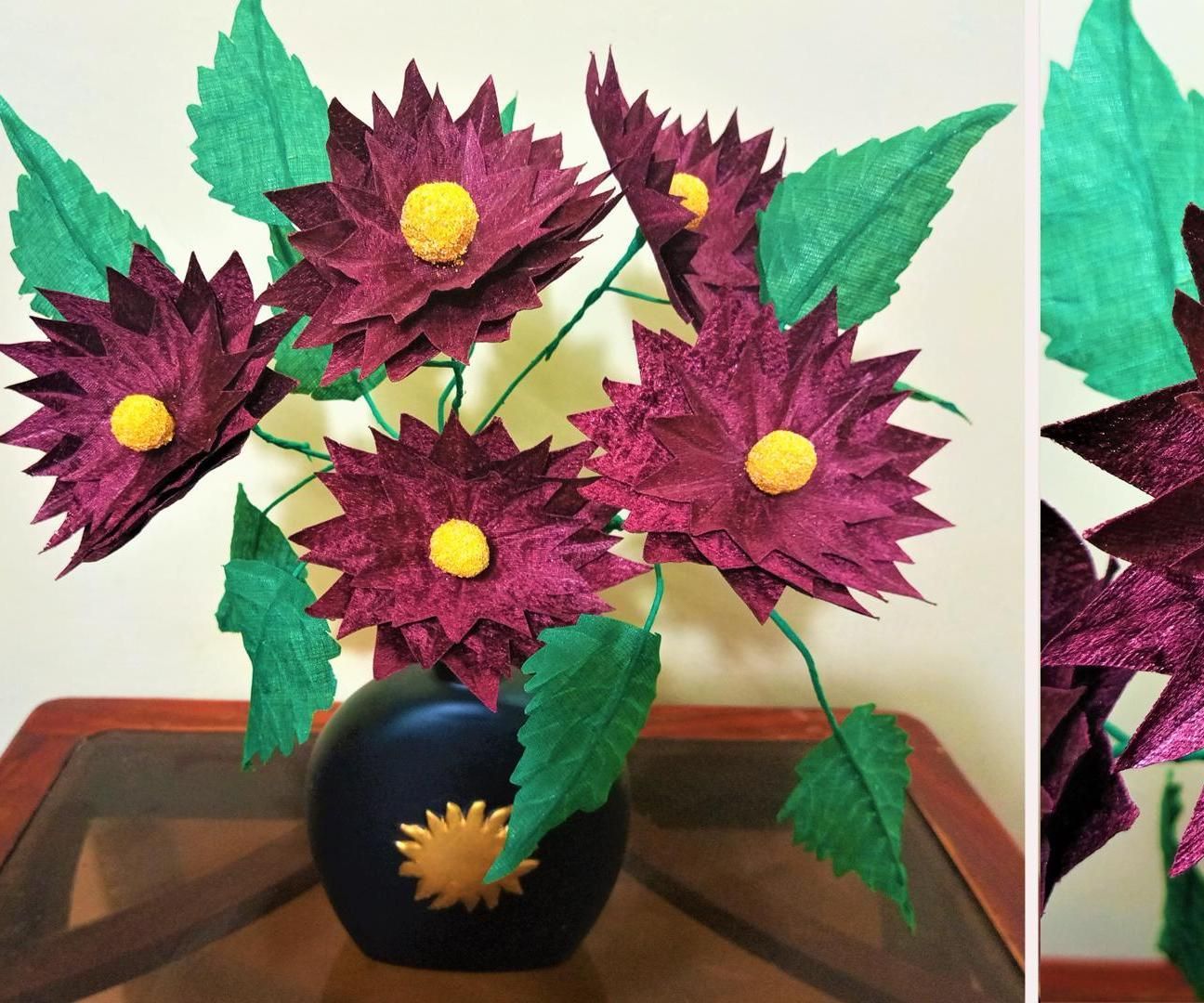How to Make Dehlia Fabric Flower