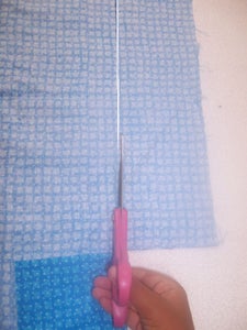 Cut Out Fabric and Ribbon