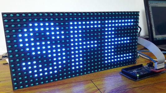 Display Text at P10 LED Display Using Arduino : 5 Steps (with Pictures ...