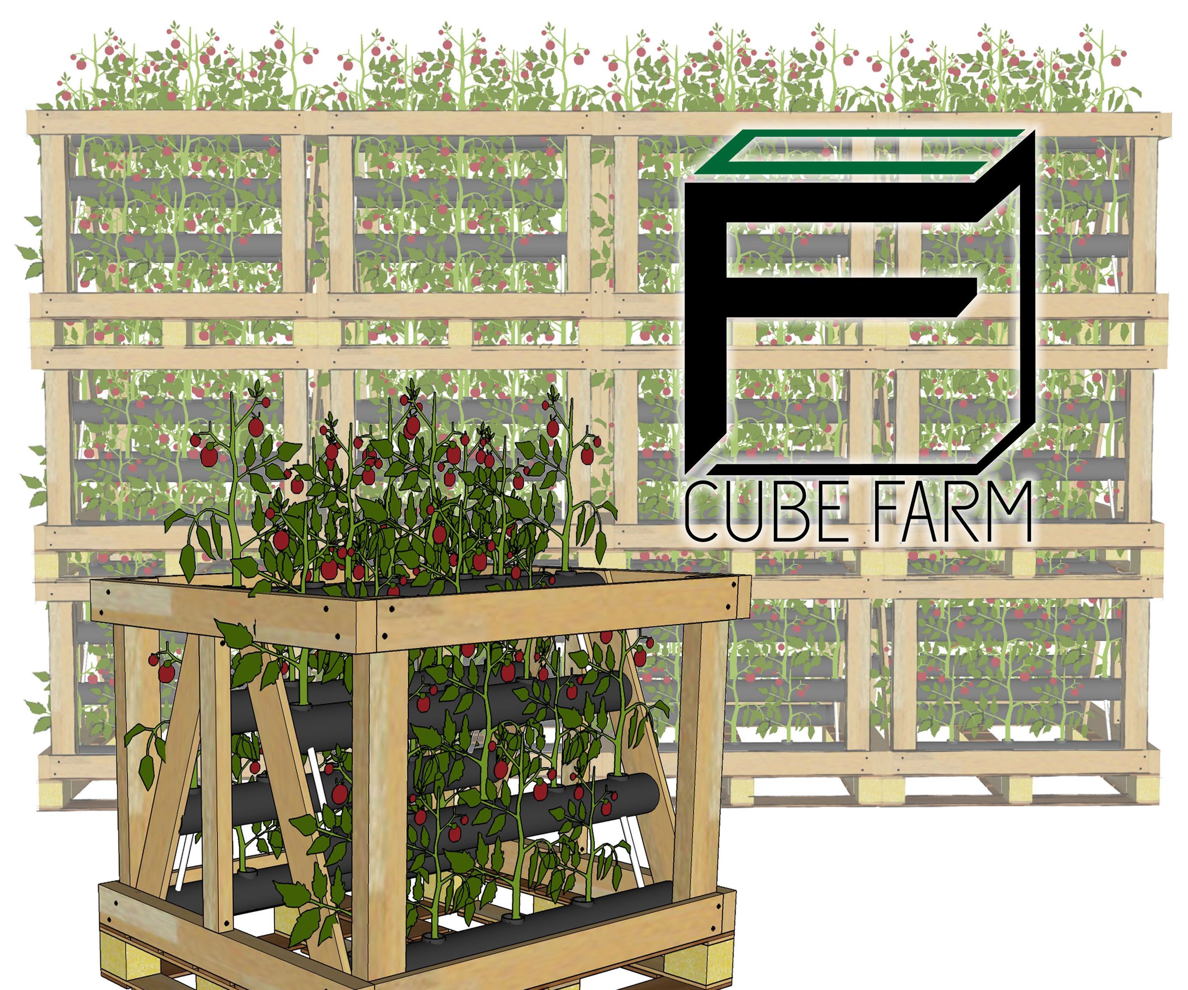 Cube Farm: a Modular, Open Source, Agriculture Platform
