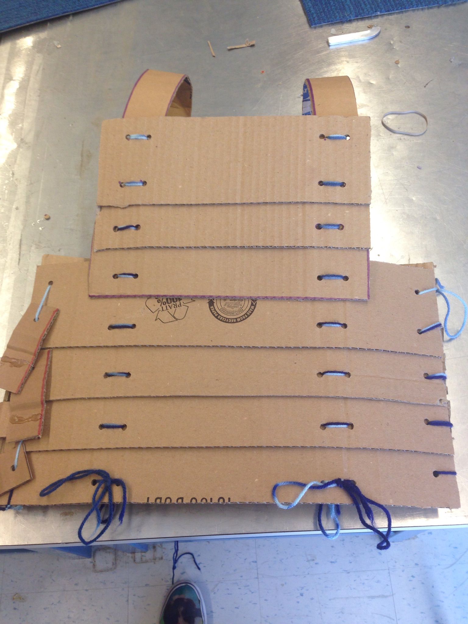 Cardboard Samurai Armor 10 Steps Instructables