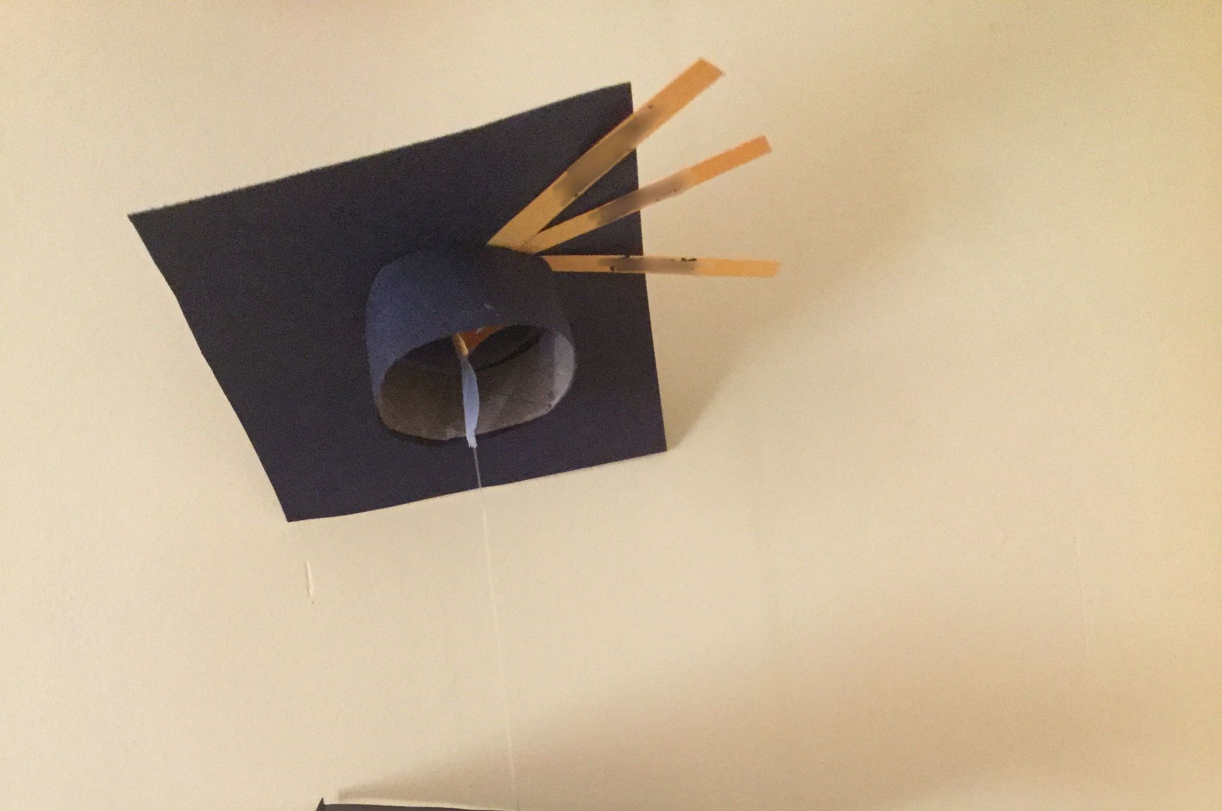 "Floating" Graduation Hat Decoration