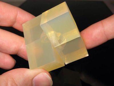 3d Printed 2x2x1 Cube