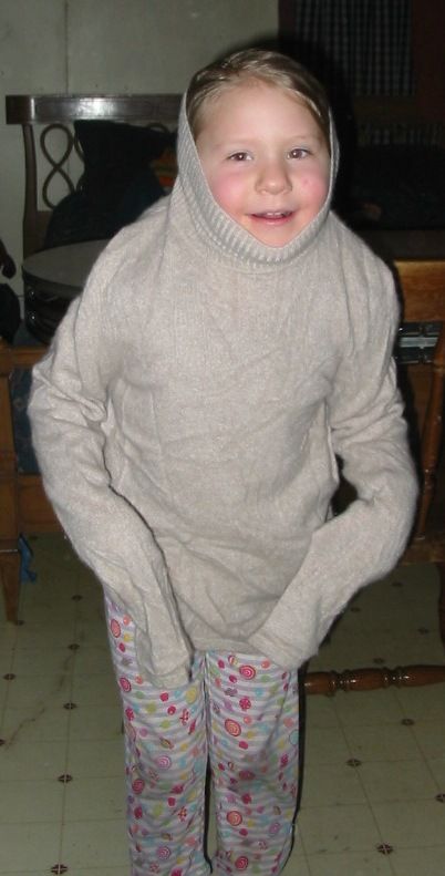 Mitten scarf