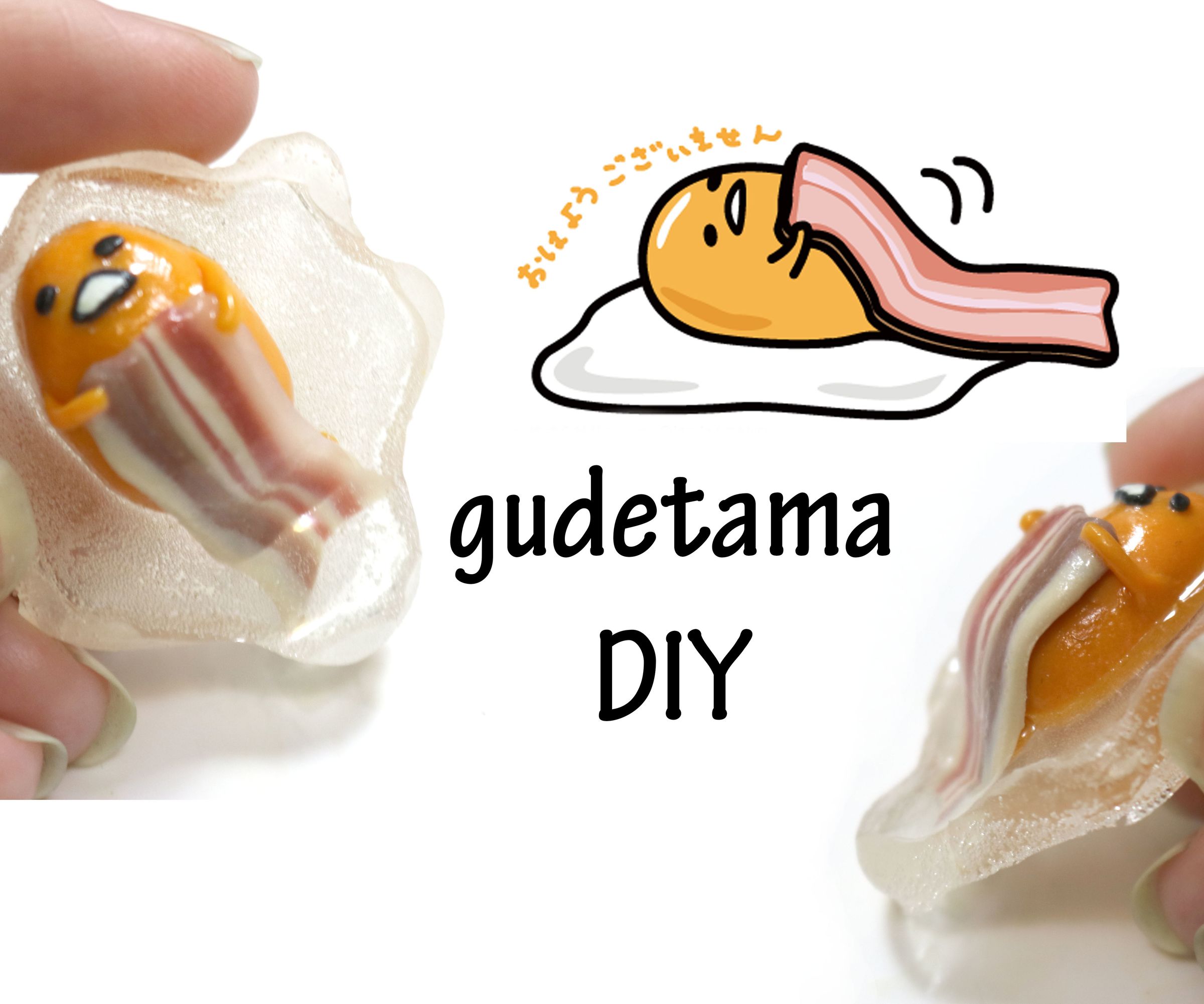 Gudetama Fimo Polymer Clay/ Resin