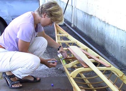 Drill Holes for Your Deck Lines