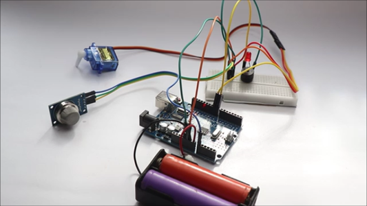 Arduino LPG Gas Leakage Detection System With Auto Cut-Off Regulator ...